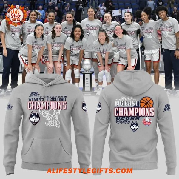 Big East Regular Seasons Teams 2025 Champion Hoodie