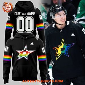 Dallas Stars 2025 Pride Night Custom Hoodie