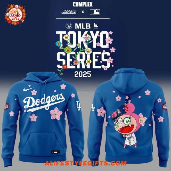 Los Angeles Dodgers Takashi Murakami x World Tour Tokyo Series 2025 Hoodie