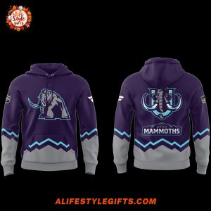 Mammoths New Logo 2025 Purple For Fans Hoodie