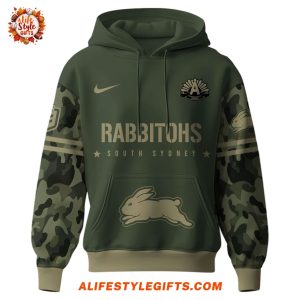 South Sydney Rabbitohs NRL x Anzac Day 2025 Limited Hoodie